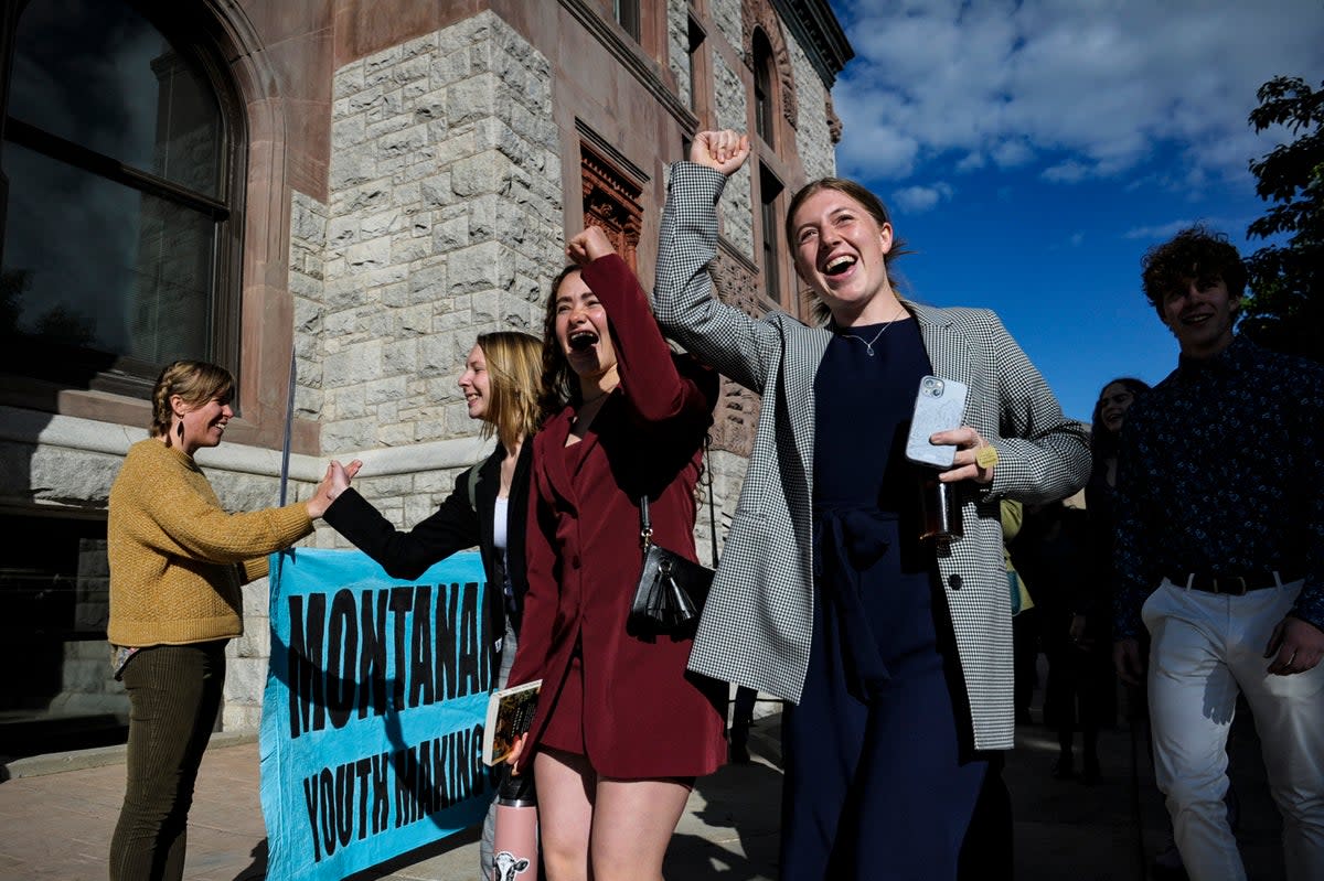 Youth Climate Lawsuit Montana (Thom Bridge/Independent Record)