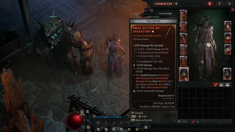 Diablo 4 season 4 loot reborn screenshots of reworked items and crafting systems