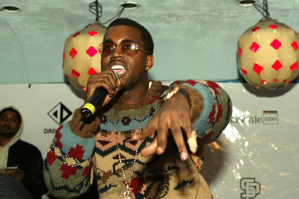 Before he developed a singular ability for alienating his audience, Kanye presented himself as a much more relatable and accessible figure (Getty Images)