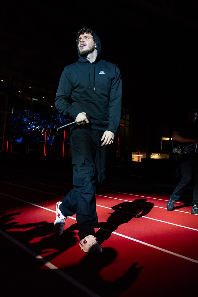 Jack Harlow performed hits including “First Class” at the New Balance event. - Credit: Jason Crowley/BFA.com