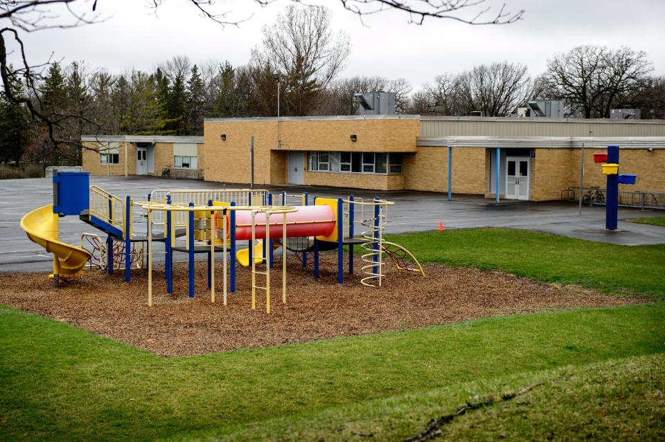 Bombs were allegedly found in March at Hartley Elementery School playground in Waseca. Authorities said Thursday, May 1, 2014, that they prevented an "unimaginable tragedy" by foiling a teenager's elaborate plot to kill his family and bomb the junior and senior high school in the southern Minnesota city of Waseca. (AP Photo/The Star Tribune,Glen Stubbe)