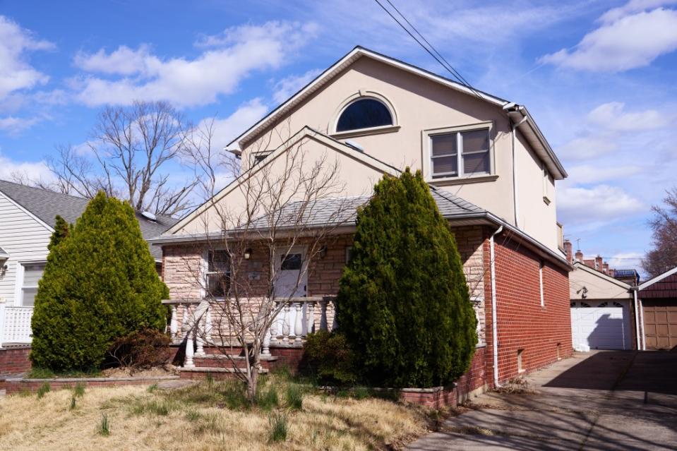 Adele Andaloro’s parents lived in this Flushing house before they died. When she prepared to sell the home she found out that squatters had moved in — and now she can’t get them out. James Keivom