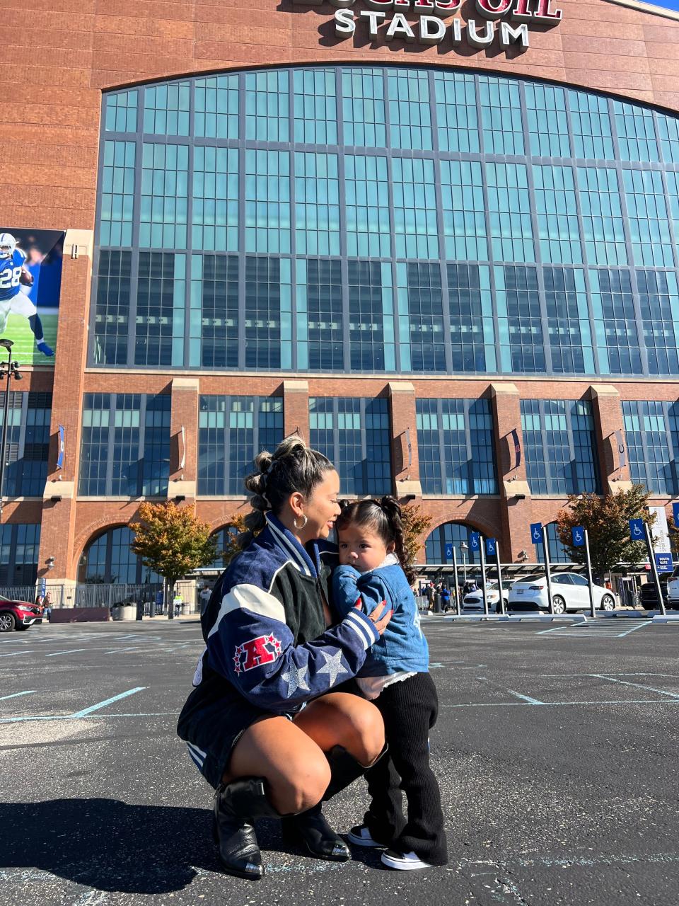 Cynthia and Bali Sanchez decided this season to move from a luxury suite into the stadium stands in order to watch Rigoberto play.