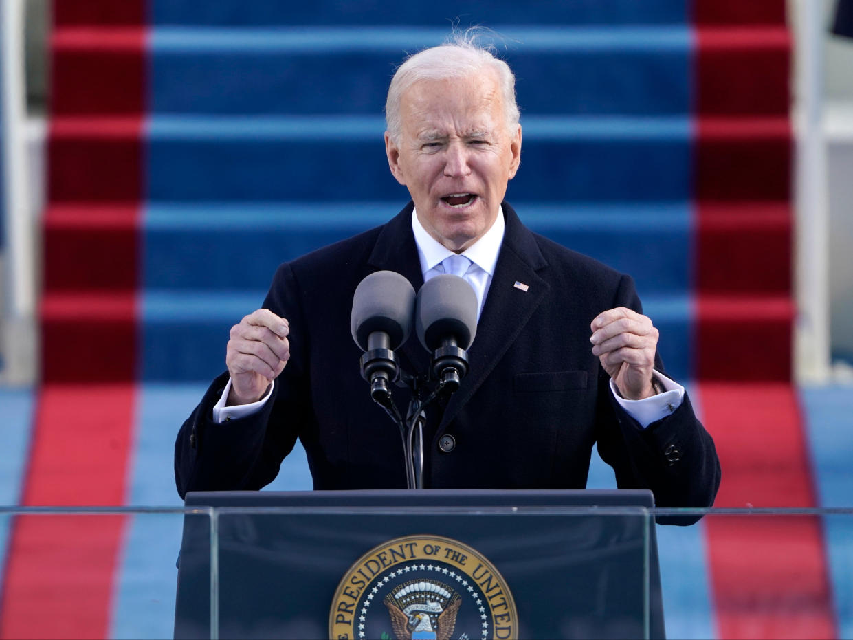 <p>US president Joe Biden</p> (AP)