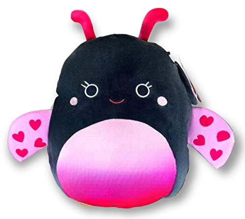 Squishmallows Official Kellytoy Ladee Ladybug Hot Pink, Red and Black 11 Inch Insect Plush - 2023 Valentine's Squad Stuffed Animal Toy Pillow