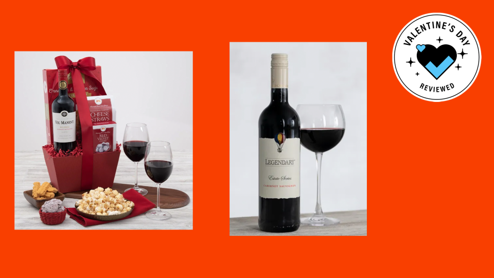 Best wine gift baskets for Valentine’s Day: Red wine favorites