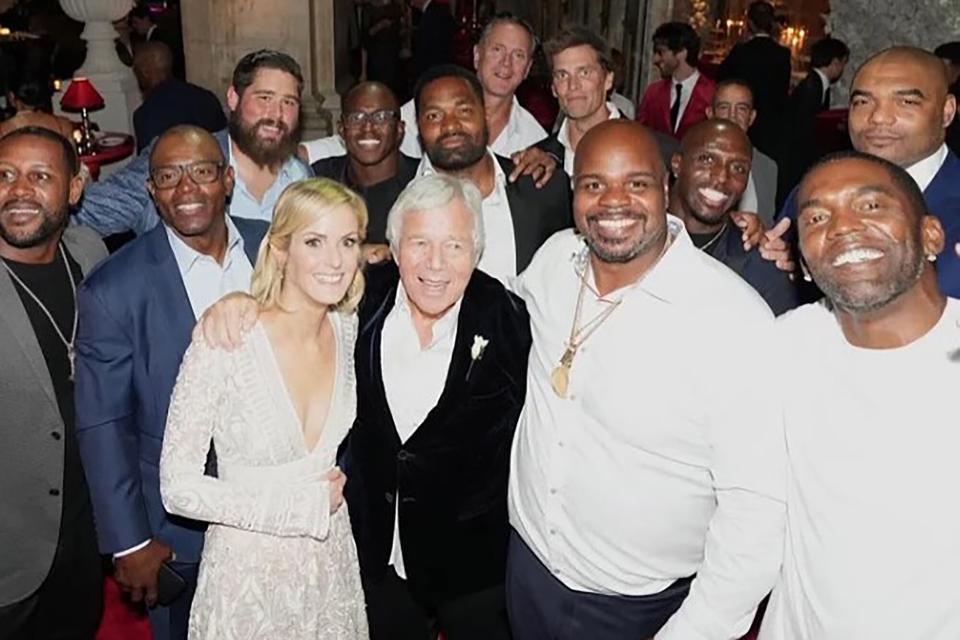 Robert Kraft Marries Dana Blumberg. https://www.instagram.com/p/Cju8JKUuSbP/?hl=en Drew Bledsoe/Instagram