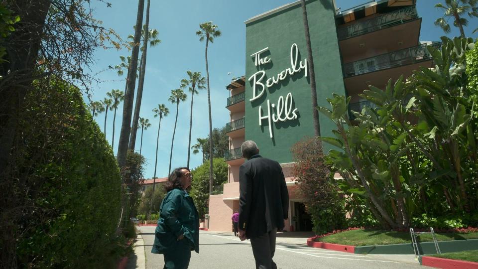 The Beverly Hills Hotel in Los Angeles is one of the signature showpieces designed by architect Paul R. Williams.  / Credit: CBS News