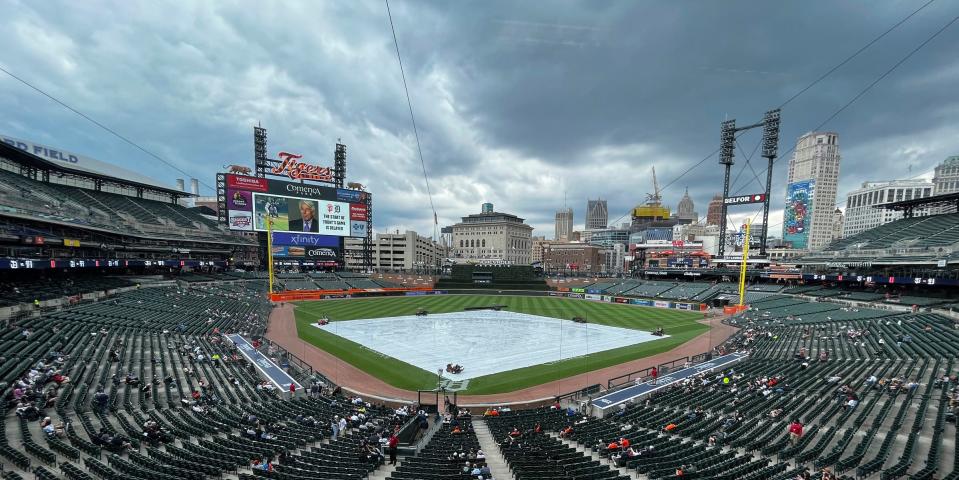 The crowd at Comerica Park waited nearly five hours on Sunday afternoon, with little rain, for the Detroit Tigers' game against the San Francisco Giants to finally be postponed to July 24, 2023.