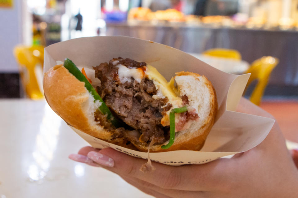 Ba Buong Banh Mi - BBQ Beef Cheese Banh Mi