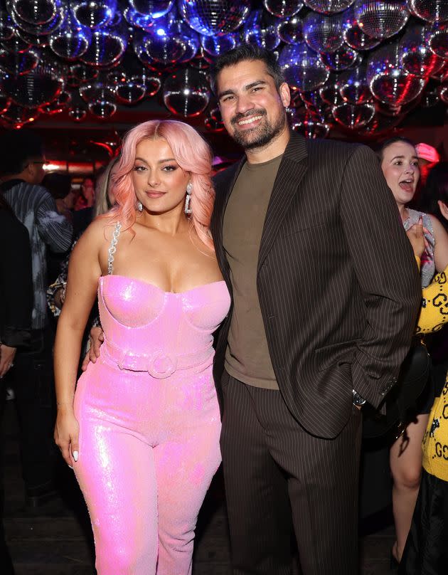 Bebe Rexha (left) and Keyan Safyari have been dating since 2020. 