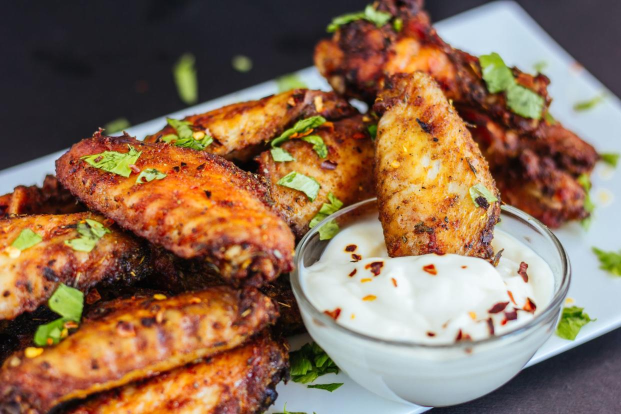 grilled chicken wings