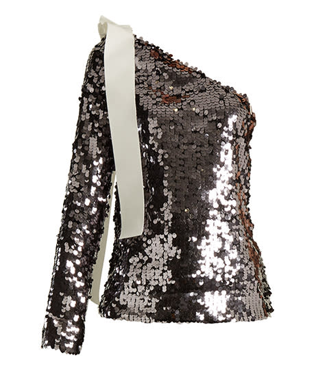 <p><strong>MSGM</strong> top, $348, matchesfashion.com</p><p><a rel="nofollow noopener" href="https://www.matchesfashion.com/us/products/MSGM-Sequin-embellished-top-1153034" target="_blank" data-ylk="slk:BUY NOW;elm:context_link;itc:0;sec:content-canvas" class="link ">BUY NOW</a><br></p>