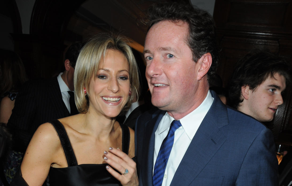 Emily Maitlis and Piers Morgan