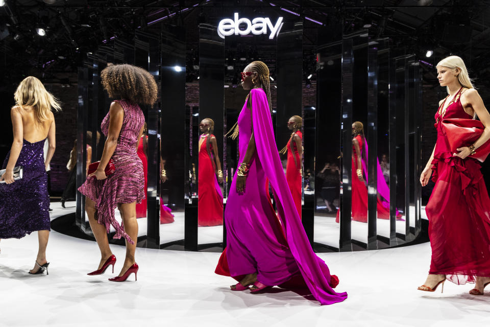 EBay’s Endless Runway show in New York.