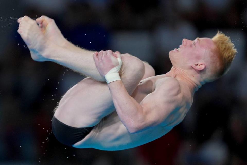 Holly Springs High School diver Andrew Capobianco competed in Paris