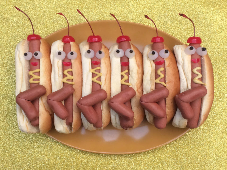 Geniale Kunstwerke: Hot Dogs stellen berühmte Szenen aus Kunst, Film und Musik nach