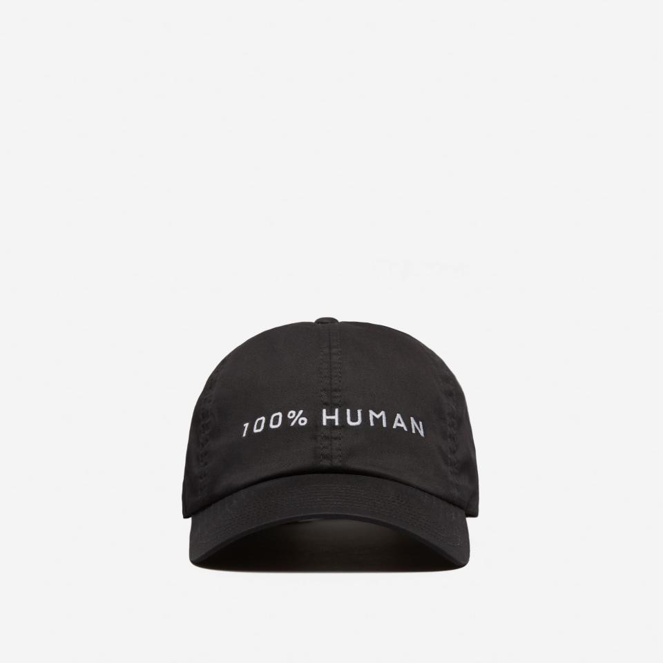 The 100% Human Baseball Cap - Black
