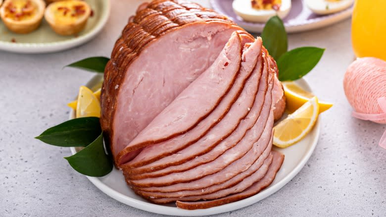 Sliced spiral ham