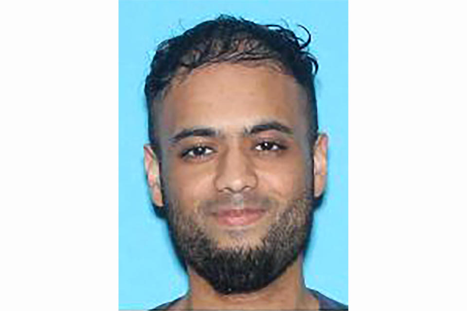 This undated photo released by the Garland (Texas) Police Department shows Imran Ali Rasheed. Investigators are looking into whether the Texas man was inspired by foreign terrorists when he killed a Lyft driver on Sunday, Aug. 29, 2021, in a Dallas suburb and later opened fire in the police station of another suburb where officers fatally shot him. (Garland Police Department via AP)