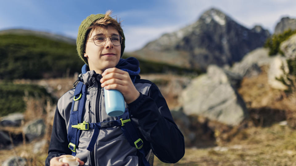 best hot winter drinks: flask