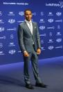 Formula One driver Lewis Hamilton arrives for the Laureus Sports Awards in Kuala Lumpur March 26, 2014. REUTERS/Samsul Said (MALAYSIA - Tags: SPORT MOTORSPORT)