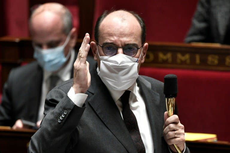 Le Premier ministre Jean Castex, le 3 novembre 2020 à l'Assemblée nationale  - STEPHANE DE SAKUTIN © 2019 AFP