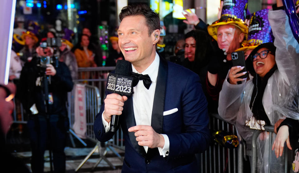 New Year Eve, New Years, Dick Clark's New Year's Rockin Eve, Ryan Seacrest, Jeannie Mai, Dayanara Torres, Rita Ora, hosts, performers, New Years special, ABC