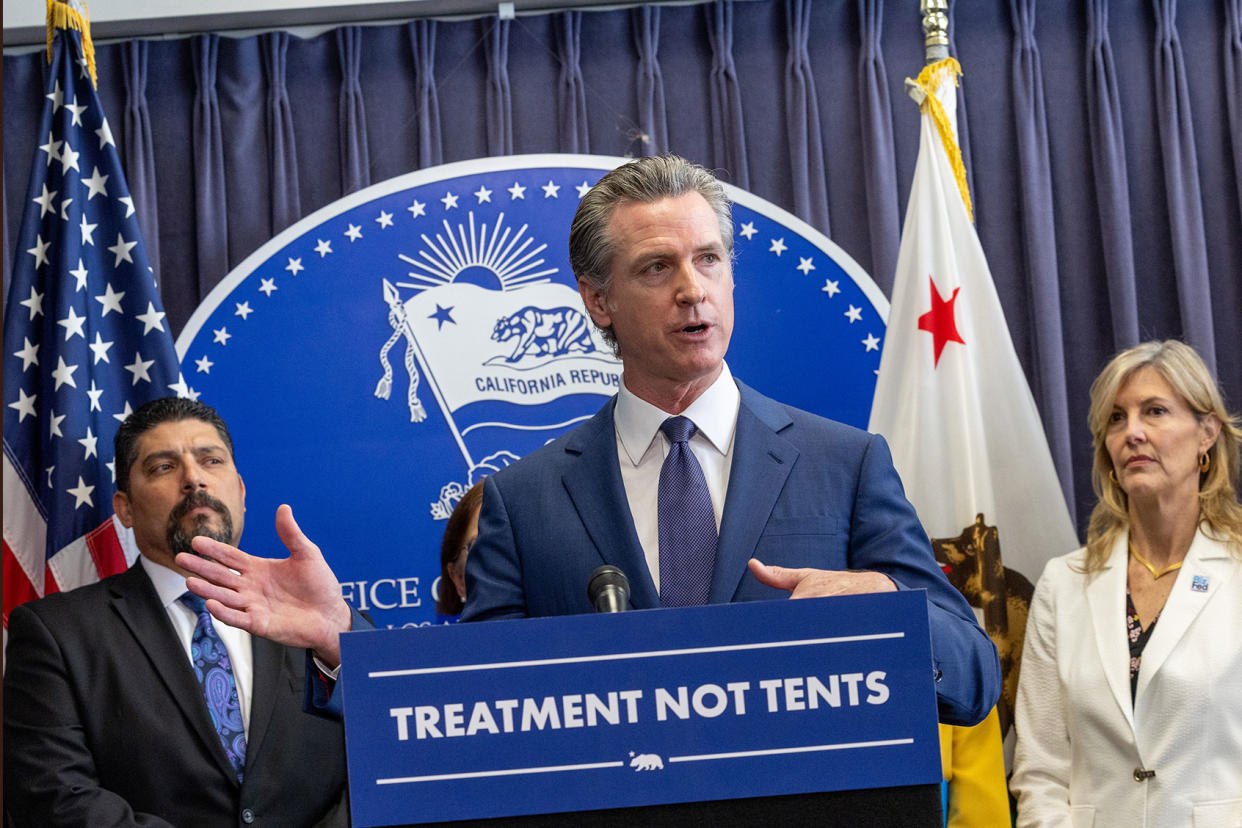 Gavin Newsom Brian van der Brug / Los Angeles Times via Getty Images