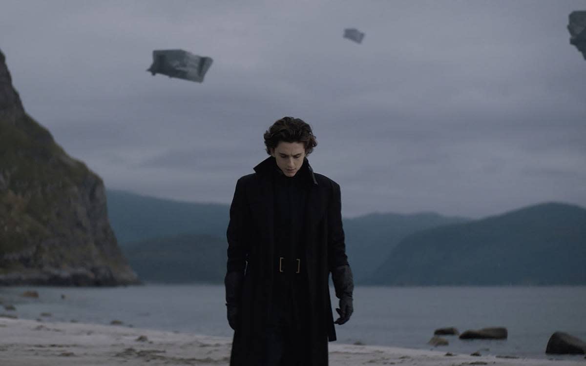 Timothée Chalamet in "Dune"<p>Warner Bros./Legendary</p>