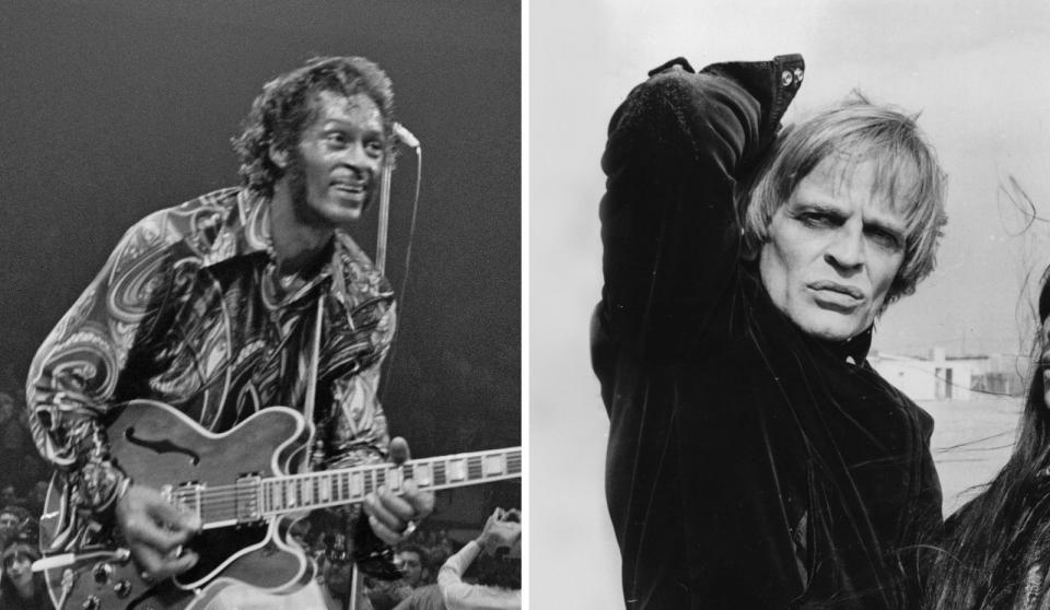 Man tritt beiden sicherlich posthum nicht zu nahe, wenn man sie als Rampensäue bezeichnet: Sowohl Rock'n'Roll-Pionier Chuck Berry als auch Schauspielexzentriker Klaus Kinski kamen am 18. Oktober 1926 zur Welt. (Bild: Keystone/Getty Images/Michael Ochs Archives)