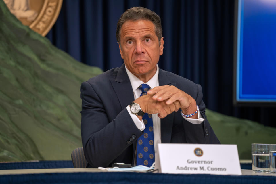 New York Governor Cuomo Holds Briefing In Manhattan (David Dee Delgado / Getty Images)