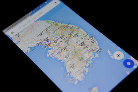 Google Maps application is displayed on a smartphone in Seoul, South Korea, in this photo illustration on August 24, 2016. REUTERS/Kim Hong-Ji