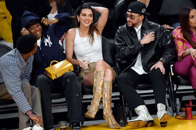 Kevork Djansezian/Getty Bad Bunny and Kendall Jenner in May