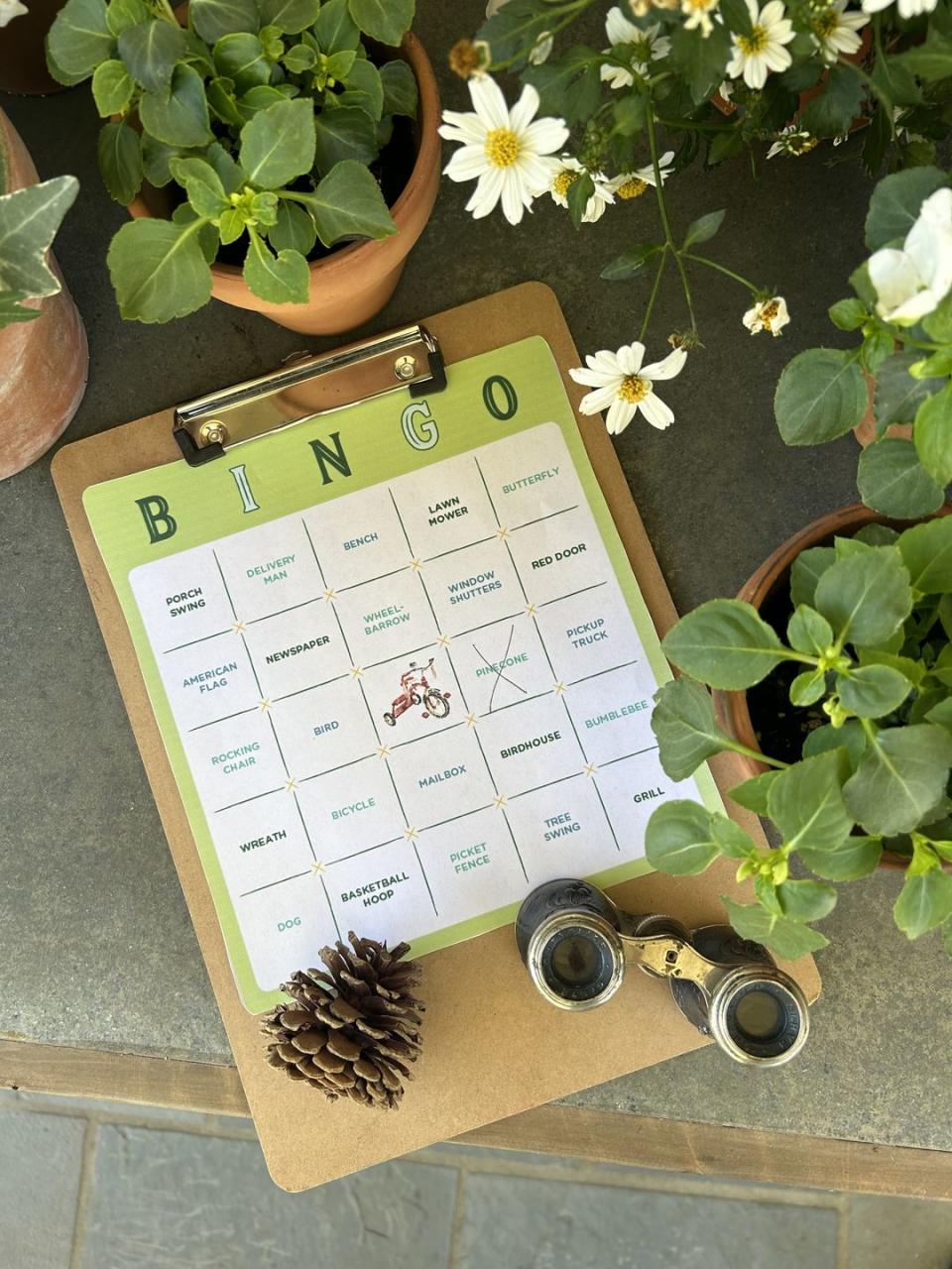 neighborhood bingo hunt game
