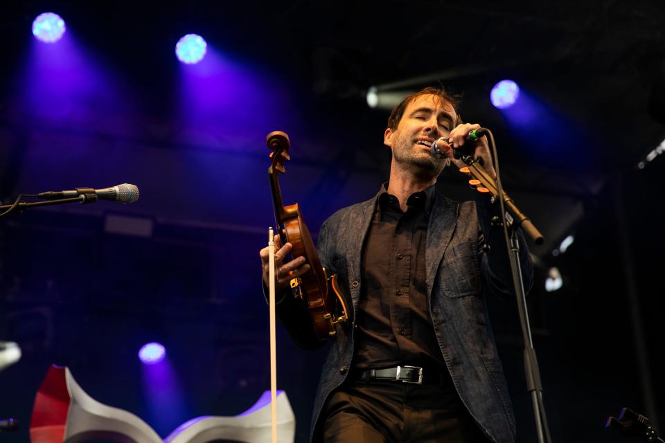 Andrew Bird, shown here in a 2019 shown in Fort Collins, Colorado, released “Inside Problems” in 2022.