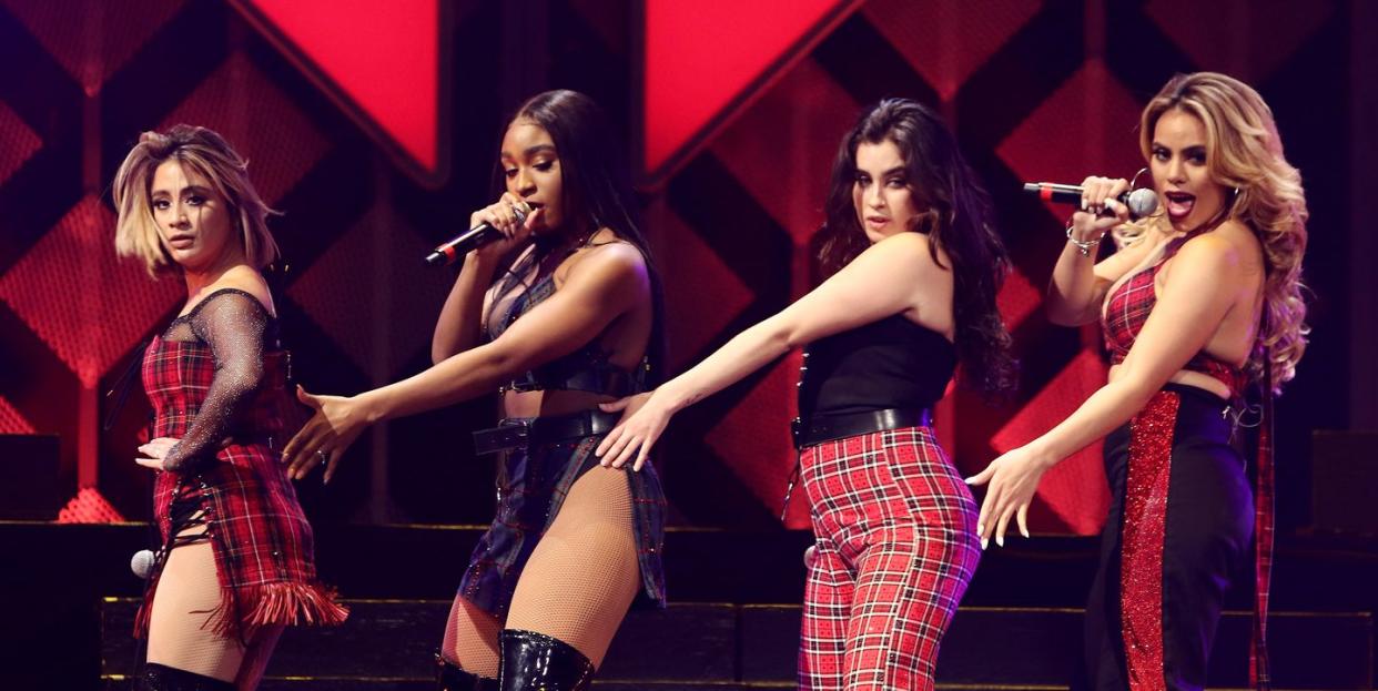 fifth harmony performs at y100's jingle ball in december 2017