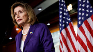 FILE PHOTO: U.S. House Speaker Nancy Pelosi (D-CA) faces reporters during a news conference at the U.S. Capitol in Washington, U.S., July 29, 2022. REUTERS/Jonathan Ernst