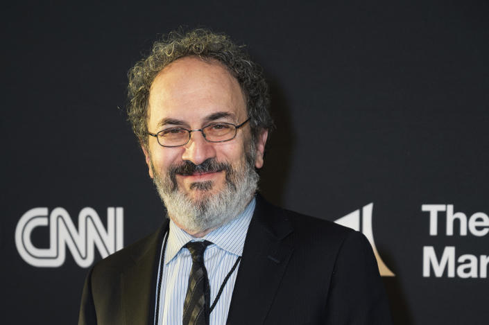 Robert Smigel arrives for the red carpet for the 24th Annual Mark Twain Prize for American Humor at the Kennedy Center for the Performing Arts, Sunday, March 19, 2023, in Washington. (AP Photo/Kevin Wolf)
