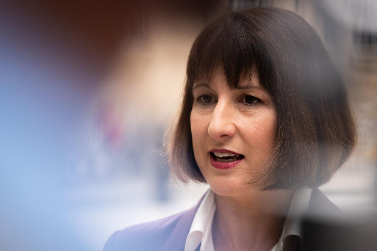 Labour’s shadow chancellor Rachel Reeves has been grilled about the appearance of the top Palestinian diplomat Husam Zomlot at the party’s conference (PA Wire)