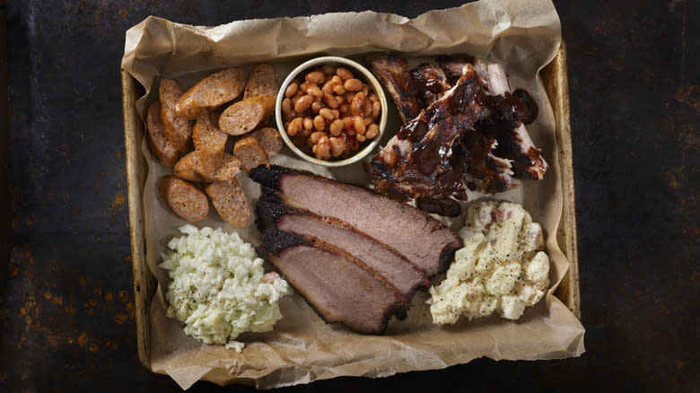 southern bbq plate