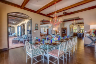 <p>There’s a lavish, formal dining area. (Airbnb) </p>