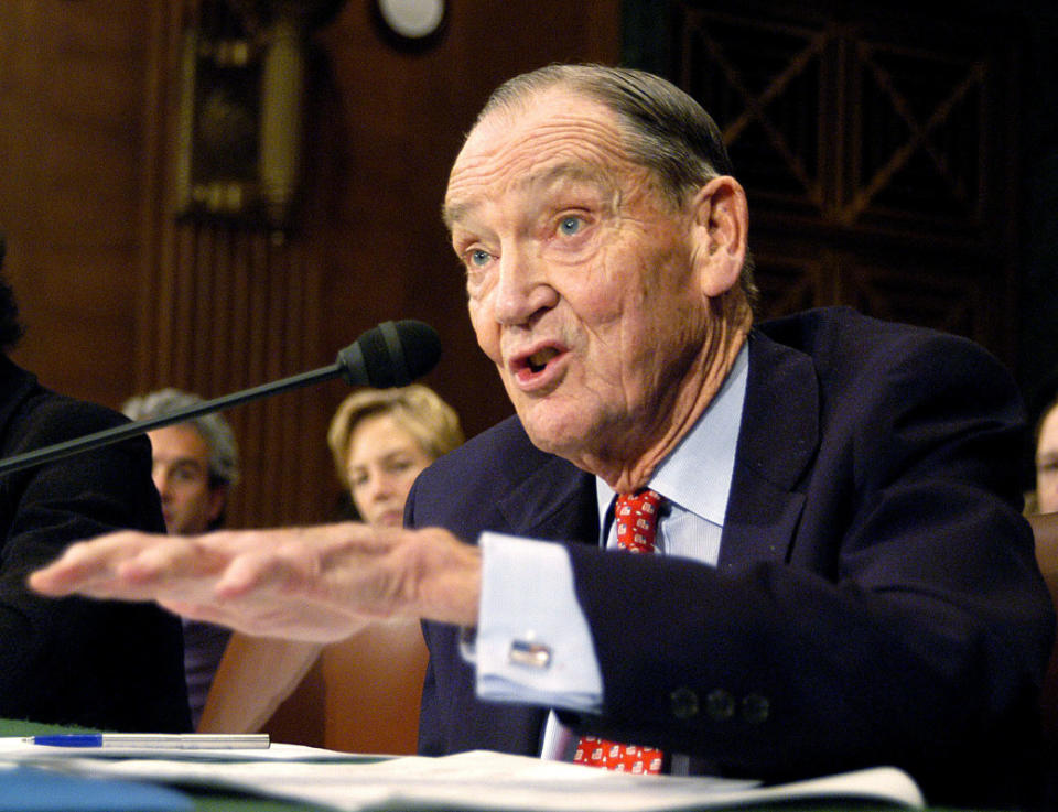 Jack Bogle, the legendary founder of Vanguard, is famous for advocating low fund fees.<p>Bloomberg/Getty Images</p>