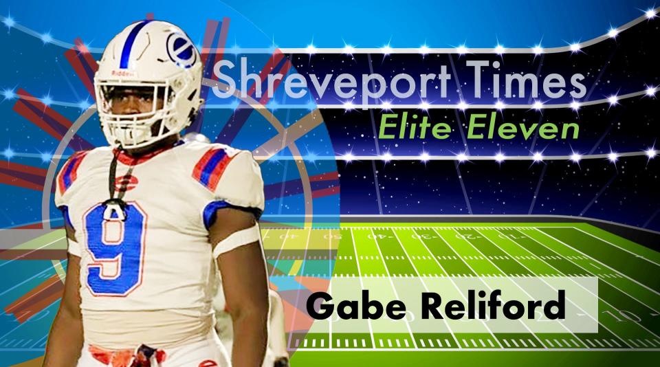 Gabe Reliford is a 2023 Shreveport Times Elite Eleven. 