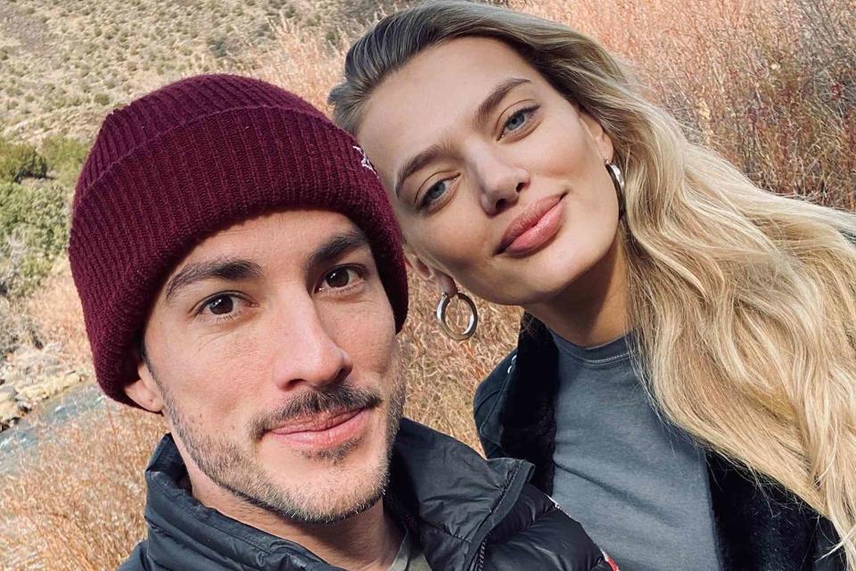 <p>Michael Trevino/ Instagram</p> Michael Trevino and his fiancée Bregje Heinen