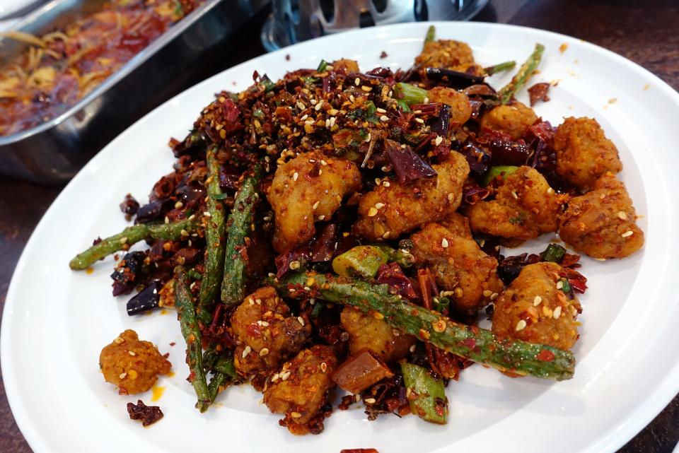 Chongqing style spicy chicken at Old Town Taste in Tempe.