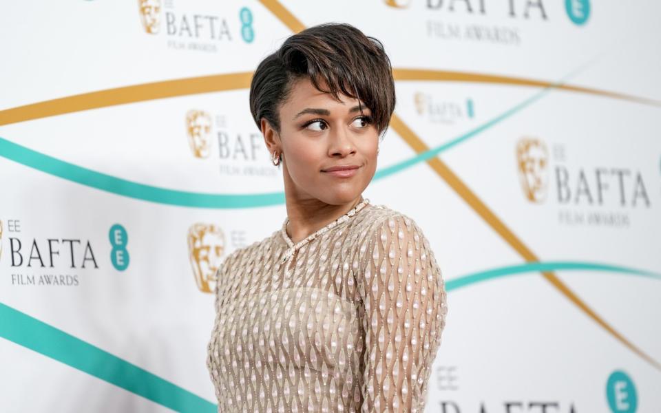 Ariana DeBose on the Baftas 2023 red carpet - Scott Garfitt/BAFTA via Getty