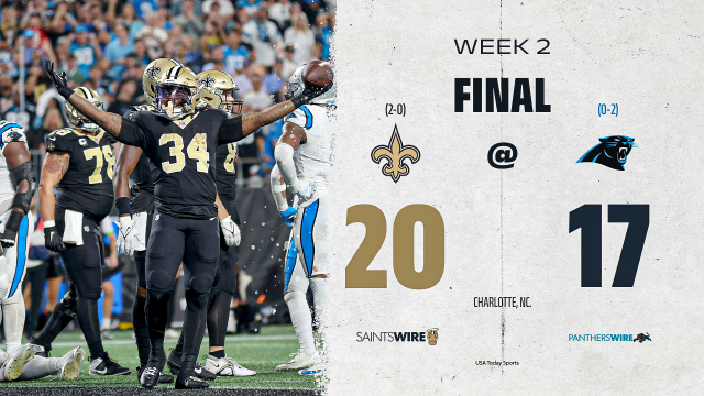 New Orleans Saints vs. Carolina Panthers