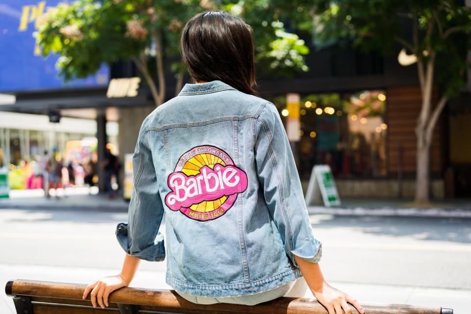 Denim jackets from the Barbie truck.