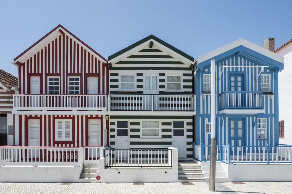 4) Candy Stripes in Costa Nova, Portugal